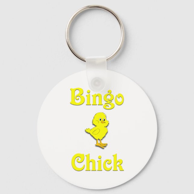 Bingo Chick Schlüsselanhänger (Vorderseite)