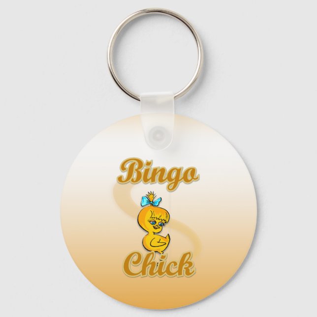 Bingo Chick Schlüsselanhänger (Vorderseite)