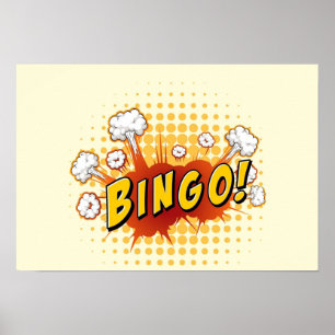 Bingo Comic Poster