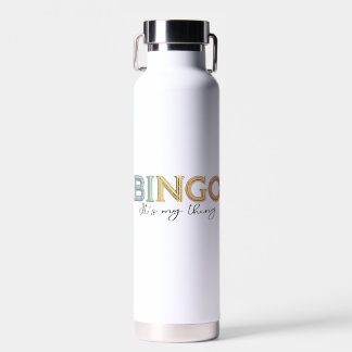 BINGO, das ist mein Ding - Pastellfarben Trinkflasche