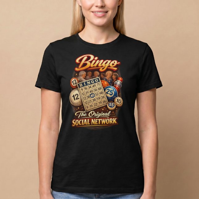 Bingo: Das ursprüngliche soziale Netzwerk T-Shirt (Von Creator hochgeladen)