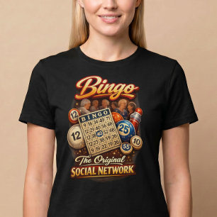 Bingo: Das ursprüngliche soziale Netzwerk T-Shirt
