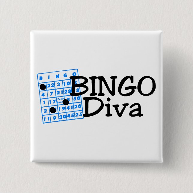 Bingo-Diva Button (Vorderseite)