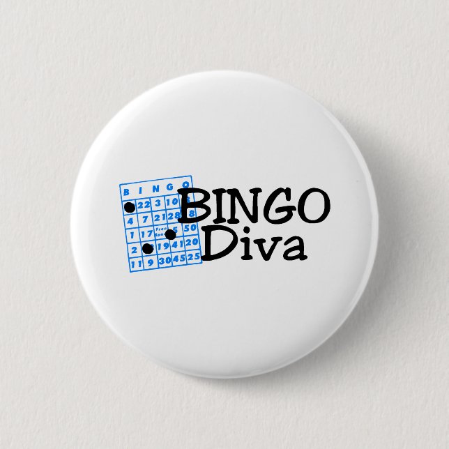 Bingo-Diva Button (Vorderseite)