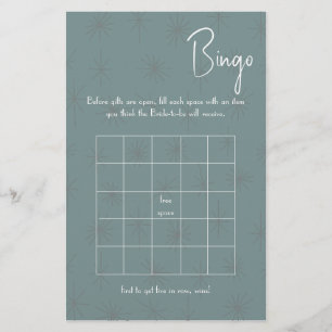 Bingo Dusche Spiel Flyer