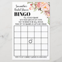 Bingo Englisch Spanisch Brautparty Hochzeit