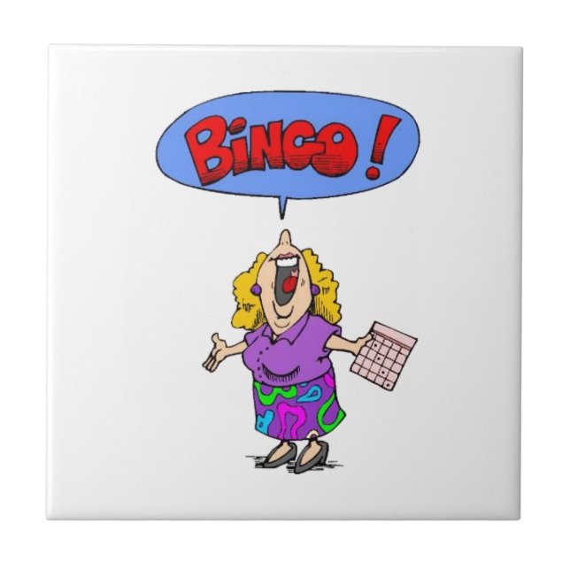 Bingo Fliese (Vorderseite)