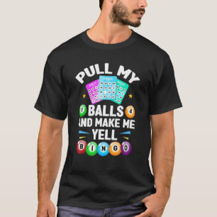 Bingo für Männer Frauen Glücksspiel Bingo Caller G T-Shirt