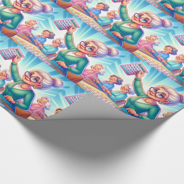 Bingo Game Jeden Anlaß Geschenkpapier (Ecke)