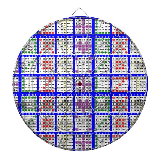 Bingo Game Patterns Large Grid Dartscheibe (vorne)
