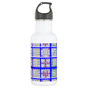 Bingo Game Patterns Large Grid Trinkflasche