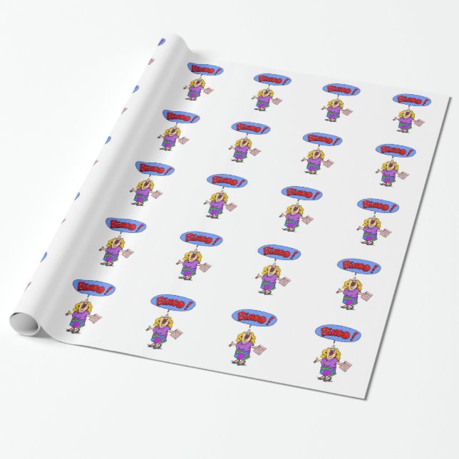 Bingo Geschenkpapier (Ungerollt)