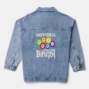 Bingo Glück ist das Gelingen von Bingo Raglan Base Jeansjacke