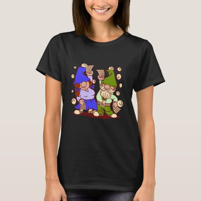 bingo gnomes playing T-Shirt (Vorderseite)