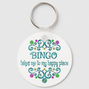 Bingo Happy Place Schlüsselanhänger