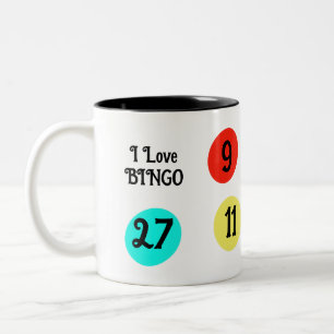 BINGO I Liebe Bingo Tasse Spaß farbenfroh