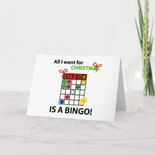 BINGO Ich wollte ein Bingo zu Weihnachten