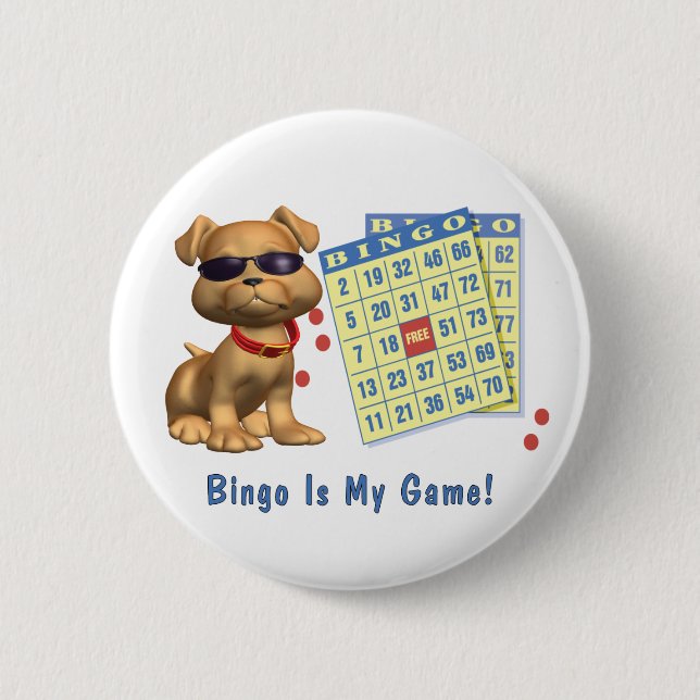 Bingo ist mein Spiel! Button (Vorderseite)