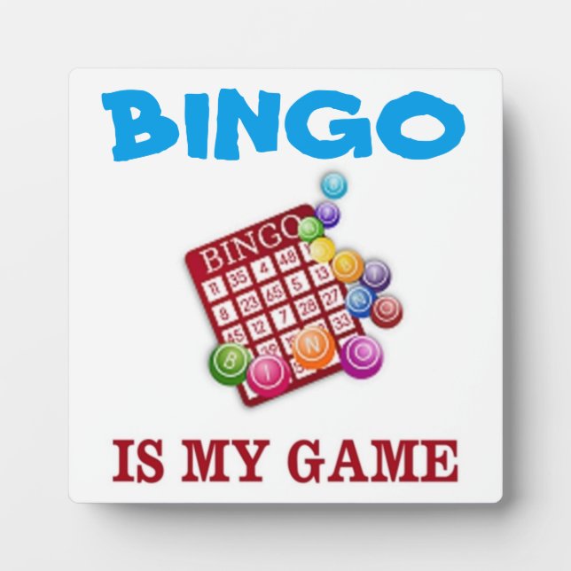 BINGO IST MEIN SPIEL FOTOPLATTE (Vorderseite)