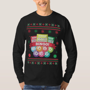 Bingo Jackpot Ugly Christmas Sweater T-Shirt