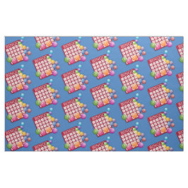 Bingo-Karten-Bingo-Bälle Stoff