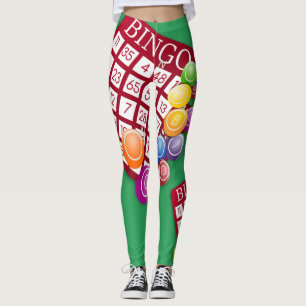 Bingo-Karten-Entwurfs-Druck-Leggings Leggings