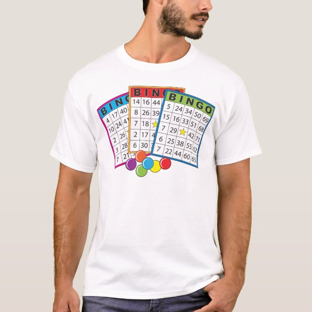 Bingo-Karten T-Shirt (Vorderseite)