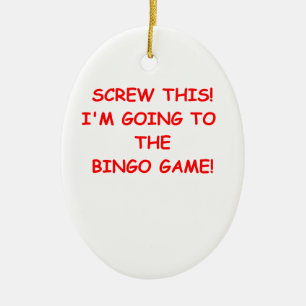 Bingo Keramikornament