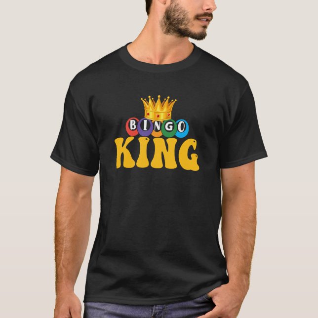 Bingo King Come On Caller Lucky Bingo T-Shirt (Vorderseite)