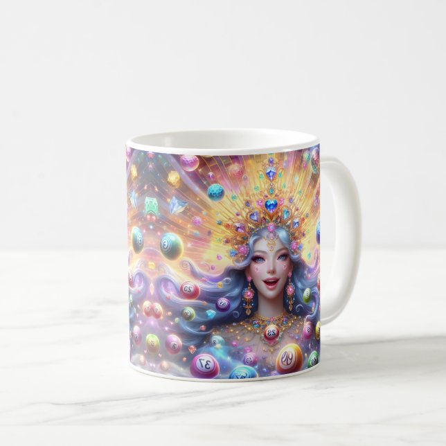 Bingo-Königin Kaffeetasse (VorderseiteRechts)