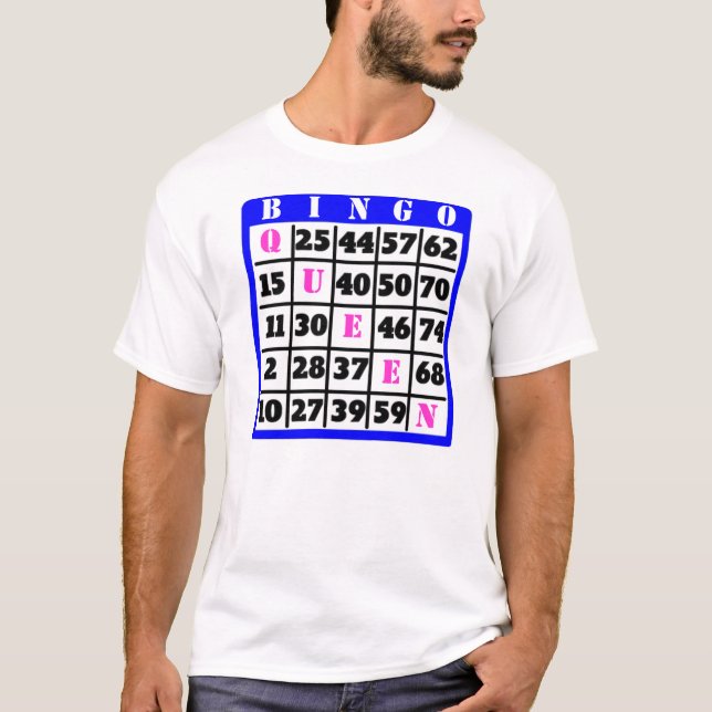 Bingo-Königin T-Shirt (Vorderseite)