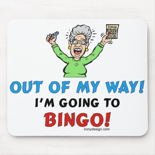 Bingo-Liebhaber Mousepad (Vorne)