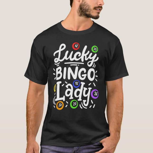 Bingo Lucky Bingo Lady T-Shirt (Vorderseite)