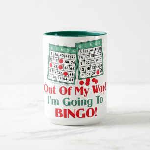 Bingo-lustiges Sprichwort Tasse