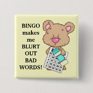 Bingo macht mich zum Knopf Button