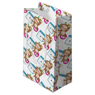 Bingo Monkey kleine Geschenktasche Geschenktüte
