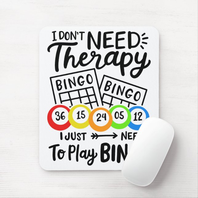 Bingo-Mousepad Mousepad (Mit Mouse)