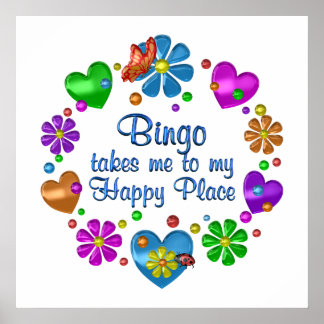 Bingo My Happy Place Poster