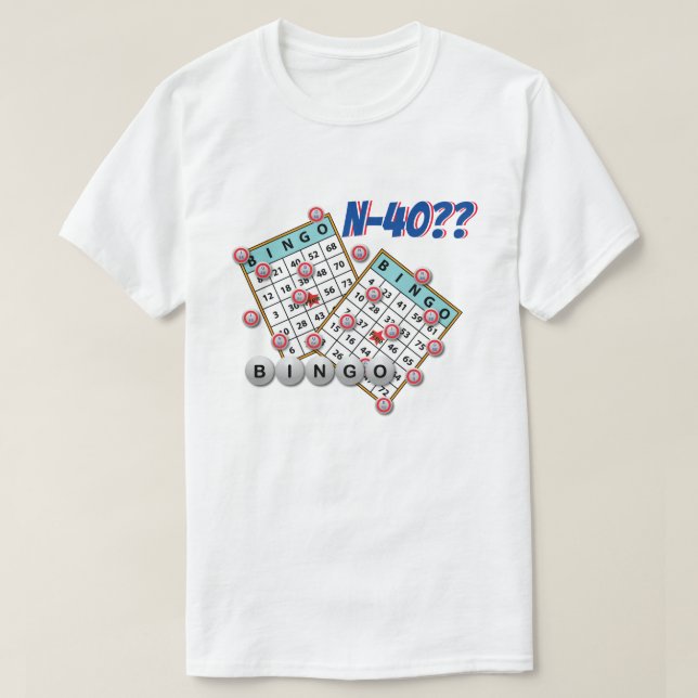 Bingo N40 Las Vegas NV T-Shirt (Design vorne)