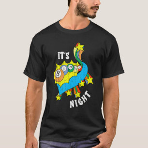 Bingo-Nacht-Lotterie-Glücksspiel-Bingo-Spieler-Hob T-Shirt