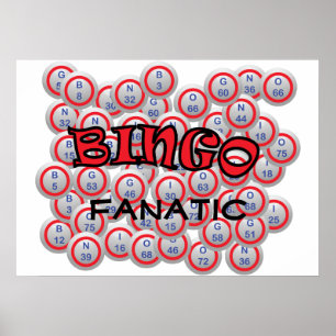 Bingo "Name" über Bingo Balls Poster