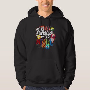 Bingo Night Bingo Player Lotterie Gewinner Glückss Hoodie