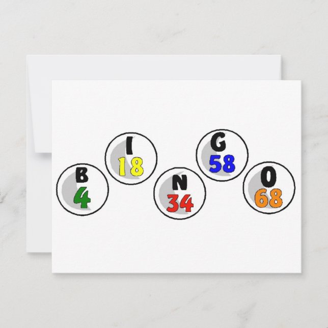 Bingo Numbers (Vorderseite)