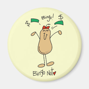 Bingo-Nuss-T-Shirts und Geschenke Magnet