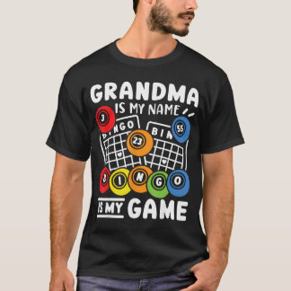 Bingo Oma ist mein Name und Bingo ist mein Spiel M T-Shirt