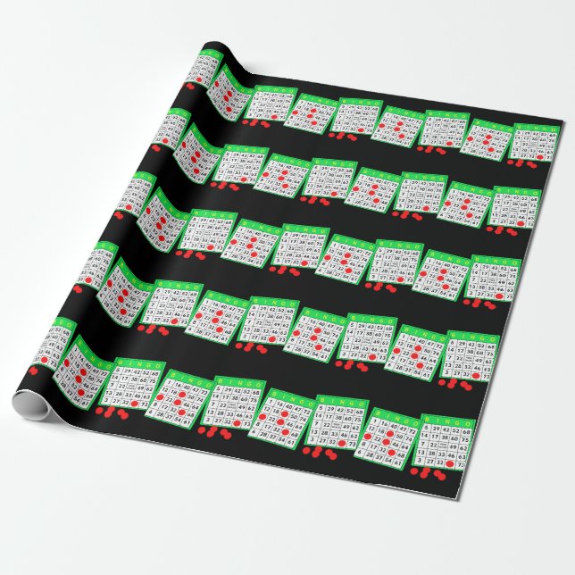 Bingo-Packpapier Geschenkpapier (Ungerollt)