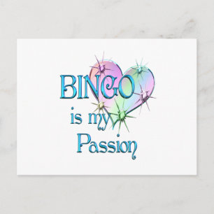 Bingo Passion Postkarte