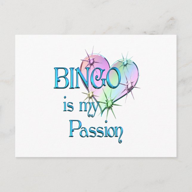Bingo Passion Postkarte (Vorderseite)