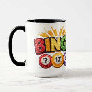BINGO Patchwork Applikation Tasse