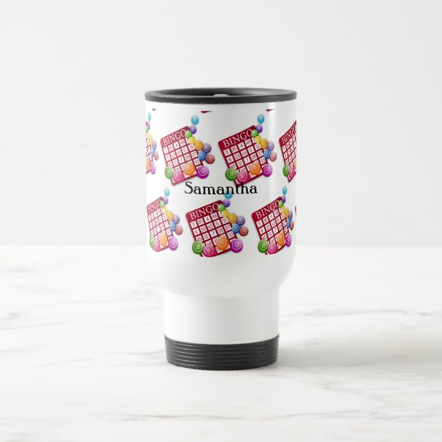 Bingo Personalized Mug Reisebecher (Mittel)